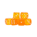 Gemstone Dice 15mm D6 (8)(multiple colors)