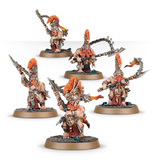 Warhammer Age of Sigmar - Fyreslayers Hearthguard Berzerkers (Skadad kartong!)