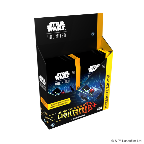 Star Wars™: Unlimited - Jump to Lightspeed Carbonite Booster Display