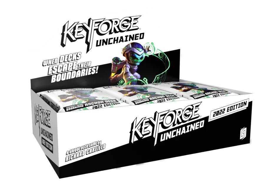KeyForge Unchained Booster Display