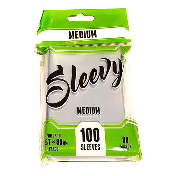 Sleevy MEDIUM - Transparent (100 for 57x89 mm)