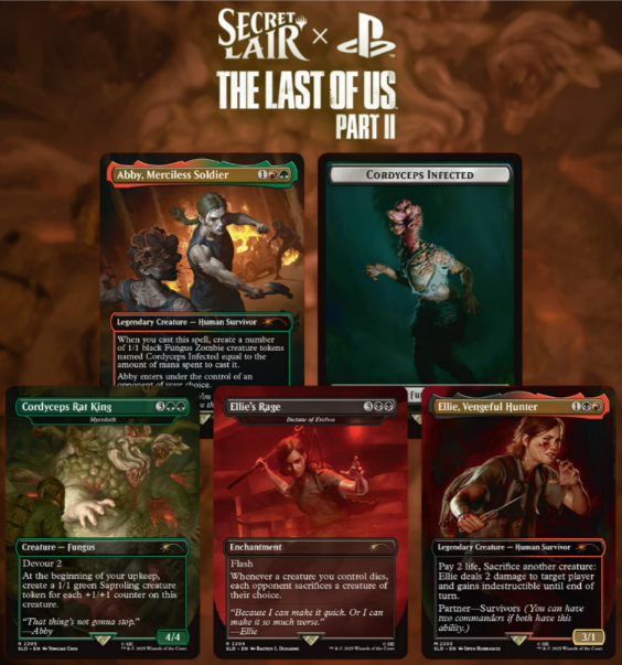 Magic The Gathering: Secret Lair x PlayStation - Secret Lair x The Last of Us Part II
