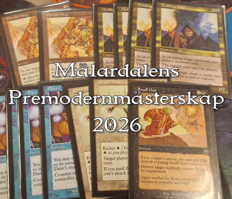 Mälardalens Premodernmästerskap 2026 Lördagen 6 Juni