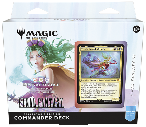 Magic: The Gathering - FINAL FANTASY Commander Decks: Revival Trance (RWB) Collector's Edition