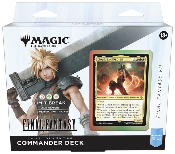 Magic: The Gathering - FINAL FANTASY Commander Decks: Limit Break (RGW) Collector's Edition