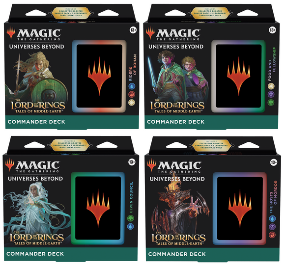 The Lord of the Rings: Tales of Middle-earth™ Commander Decks