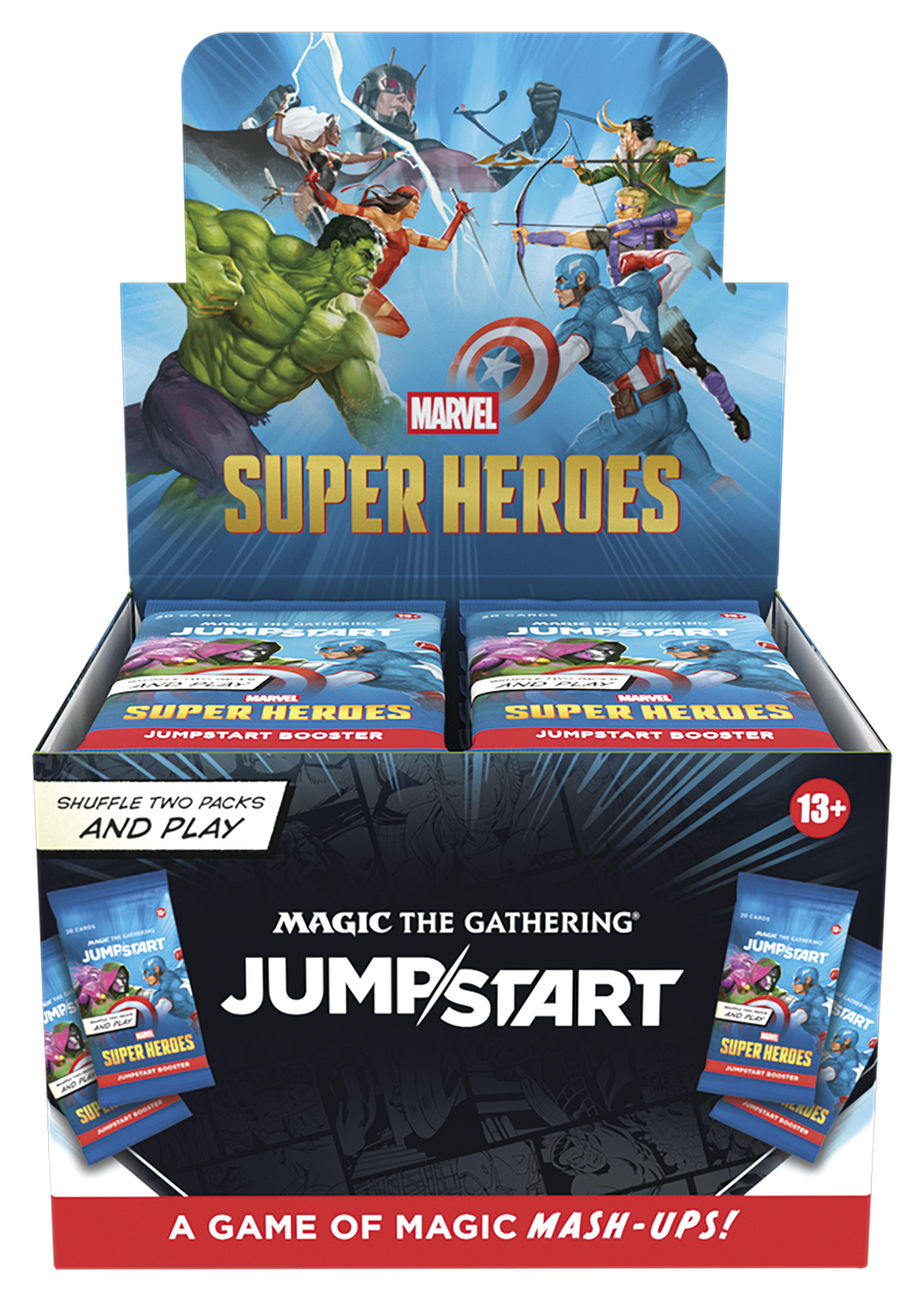 Magic: The Gathering - Marvel Super Heroes Jumpstart Booster Display