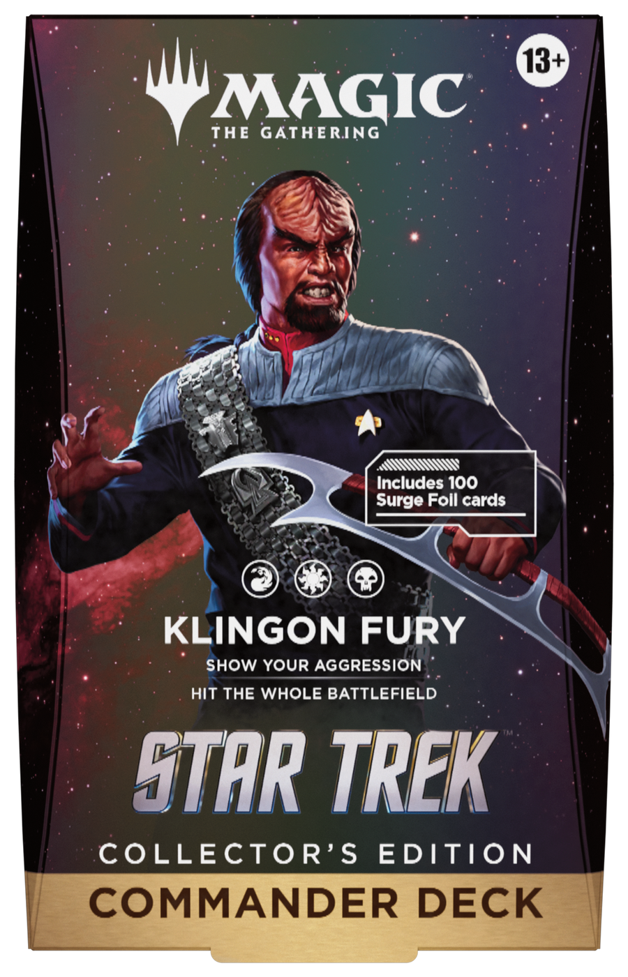 Magic: The Gathering - Star Trek Commander Decks Collector's Edition: Klingon Fury (RWB)