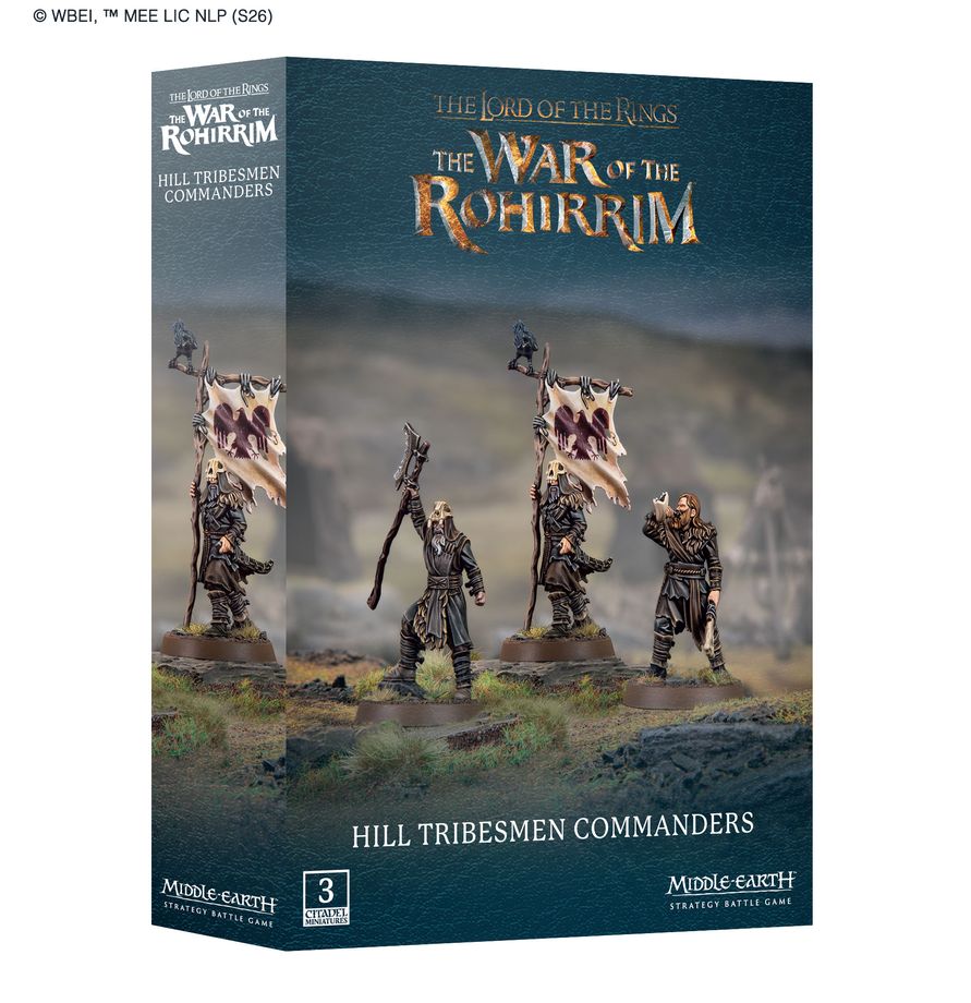 Middle-earth Strategy Battle Game - The Lord of The Rings: Hill Tribesmen Commanders