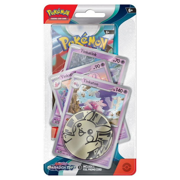 Pokémon TCG: Scarlet & Violet - Paradox Rift Premium Checklane: Tinkatink/Tinkatuff/Tinkaton