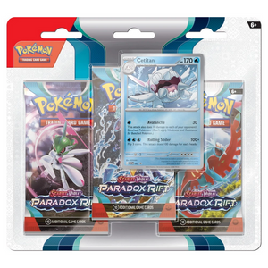 Pokémon TCG: Scarlet & Violet - Paradox Rift 3-Pack Blister: Cetitan