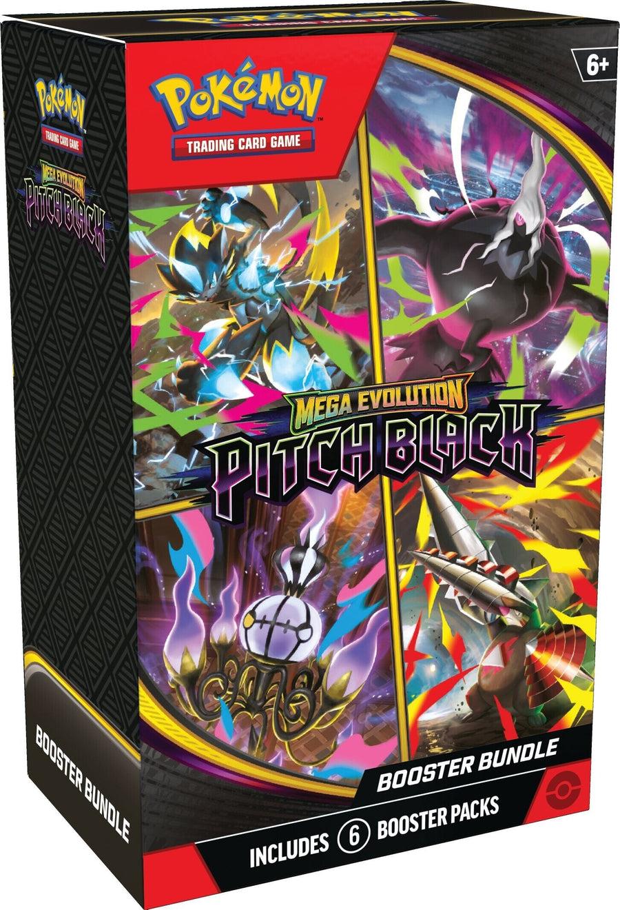 Pokémon TCG: Mega Evolution 5 Pitch Black - Booster Bundle (Max 1/kund!)