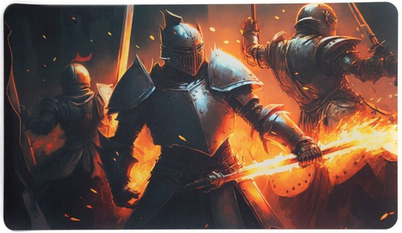 Playmats.eu - Rubber Mat for Card Games: Fire Knights