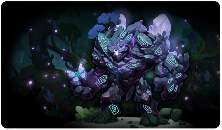 Playmats.eu - Premium Mat Glowing in the Dark - Magic Golem