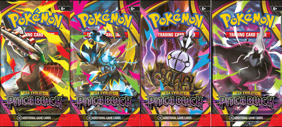 Pokémon TCG: Mega Evolution 5 Pitch Black - Booster Pack (Max 4st/kund!)