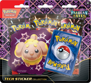 Pokémon TCG: Scarlet & Violet - Paldean Fates Tech Sticker Collection (Multiple)