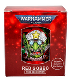 Warhammer 40,000 - Merchoid: Red Gobbo Tree Decoration & Pin