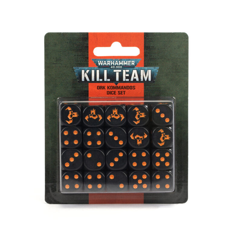 Warhammer 40,000 - Kill Team: Ork Kommandos Dice Set