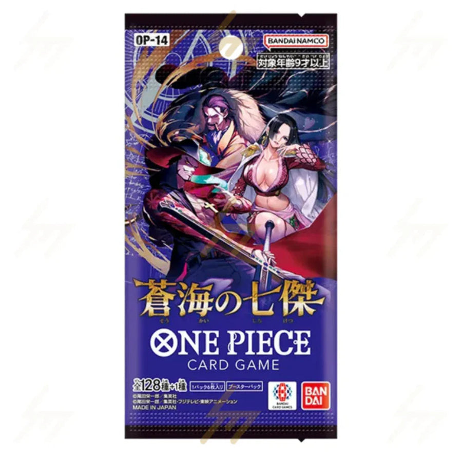 One Piece Card Game - The Azure Sea's Seven [OP-14] Booster Pack (Japansk)