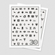 Ultra Pro 30th Anniversary 105ct Apex Deck Protector sleeves for Magic: The Gathering