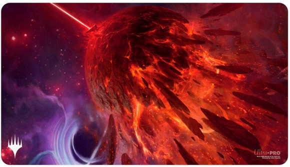Ultra Pro - Edge of Eternities Kavaron, Memorial World Playmat Mythic Land Red for Magic: The Gathering