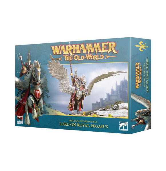 Warhammer The Old World -  Kingdom of Bretonni Lord on Royal Pegasus