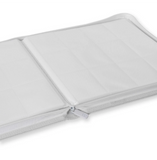 Vault X 9-Pocket & 12-Pocket Exo-Tec® Zip Binder (White Edition)