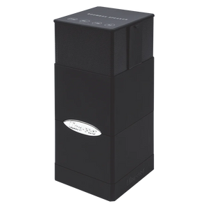 Ultra Pro Black Satin Tower Deck Box with Bluetooth Speaker