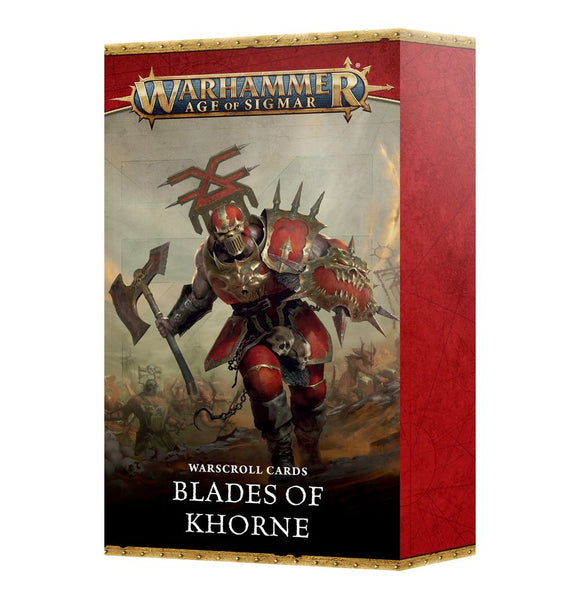 Warhammer Age of Sigmar - Warscroll Cards: Blades of Khorne