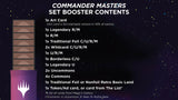 Commander Masters Set Booster Display