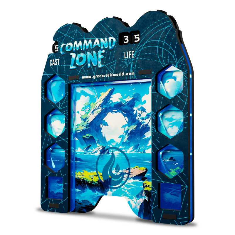 Green Stuff World - Command Zone Tray: Island