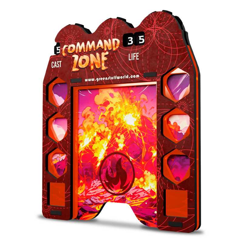 Green Stuff World - Command Zone Tray: Mountain