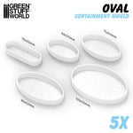 Green Stuff World - Containment Molds for Oval Bases