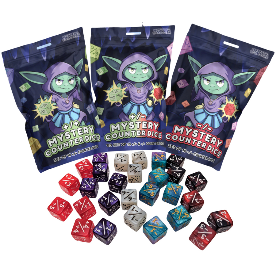 Mystery Dice Goblin - Counter Dice Mystery Bags (Split +/+ & -/-)