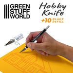 Green Stuff World - Hobby Craft Knife (10x spare blades)