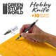 Green Stuff World - Hobby Craft Knife (10x spare blades)