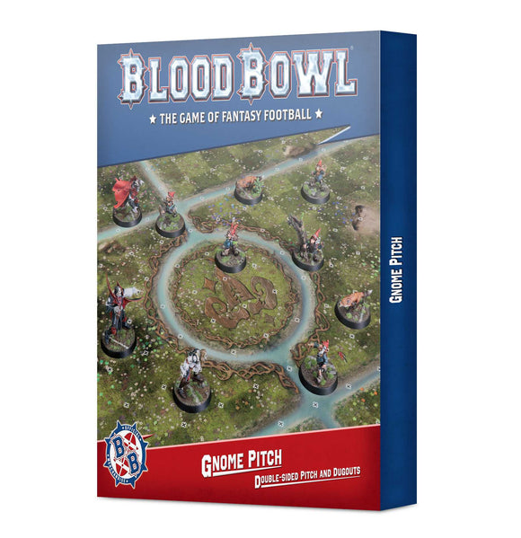 Warhammer Blood Bowl - Gnome Team: Double-sided Pitch and Dugouts Set