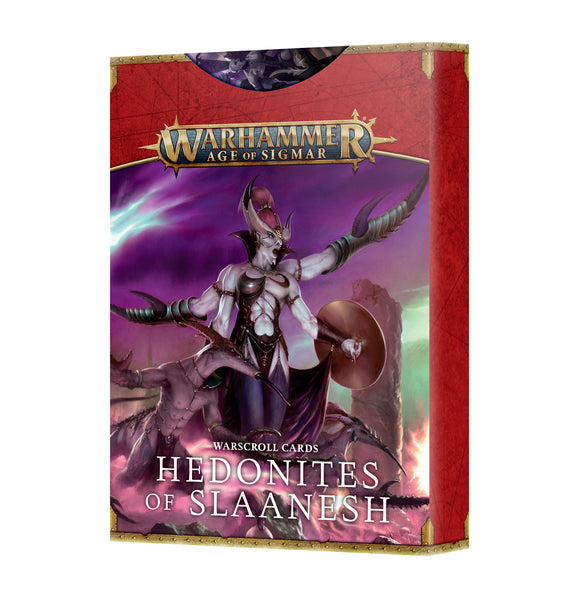 Warhammer Age of Sigmar - Warscroll Cards: Hedonites of Slaanesh