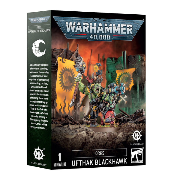 Warhammer 40,000 - Black Library Miniature Orks Ufthak Blackhawk