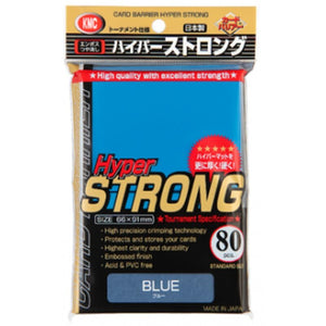 KMC Standard Sleeves - Hyper Strong: Blue (80)