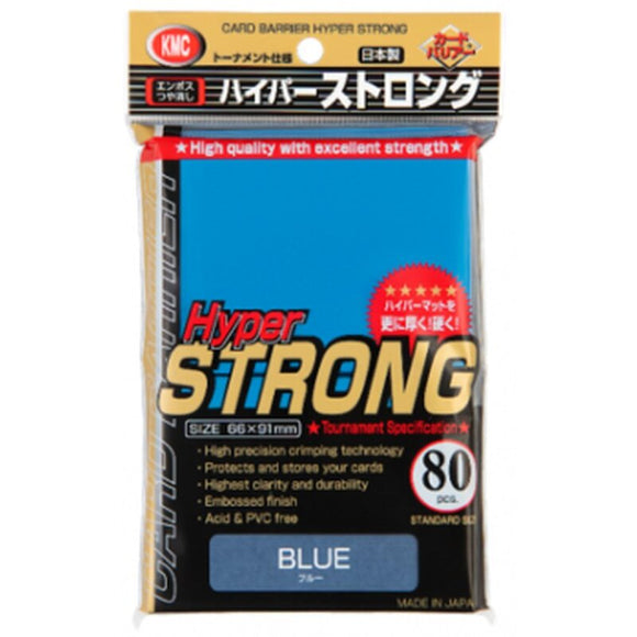 KMC Standard Sleeves - Hyper Strong: Blue (80)