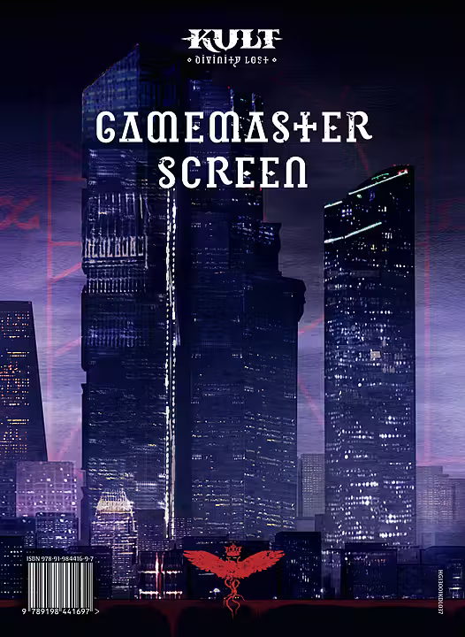 KULT: Divinity Lost - Gamemaster Screen
