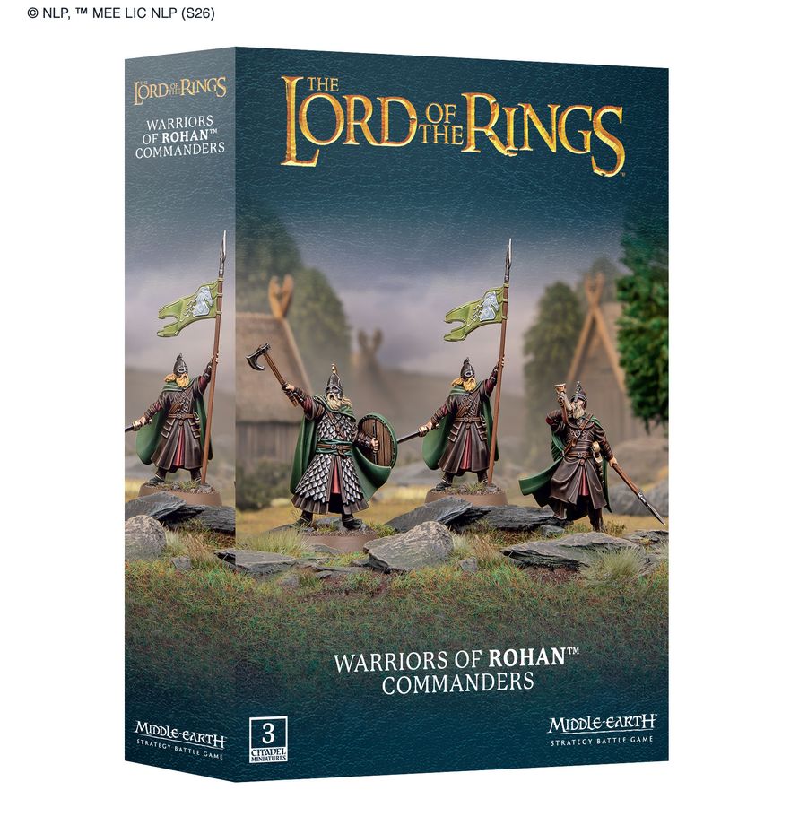 Middle-earth Strategy Battle Game - The Lord of The Rings The War of the Rohirrim™ – Warriors of Rohan™ Commanders