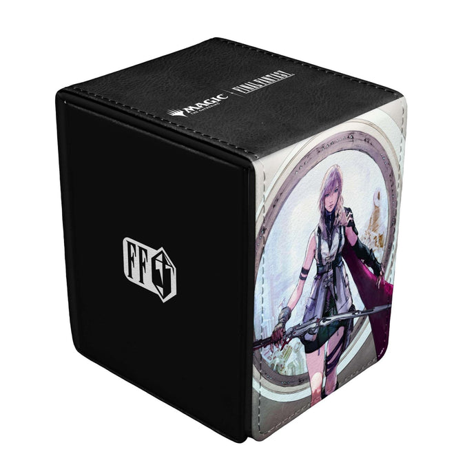 Ultra Pro - MAGIC: THE GATHERING®—FINAL FANTASY™ Lighting, Army of One ALCOVE® Flip Deck Box for Magic: The Gathering