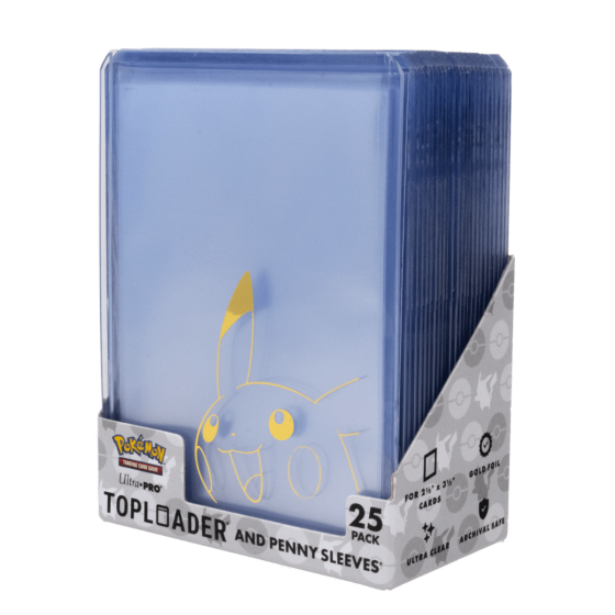 Ultra Pro Pikachu Toploader and Penny Sleeves Combo Pack (25ct)