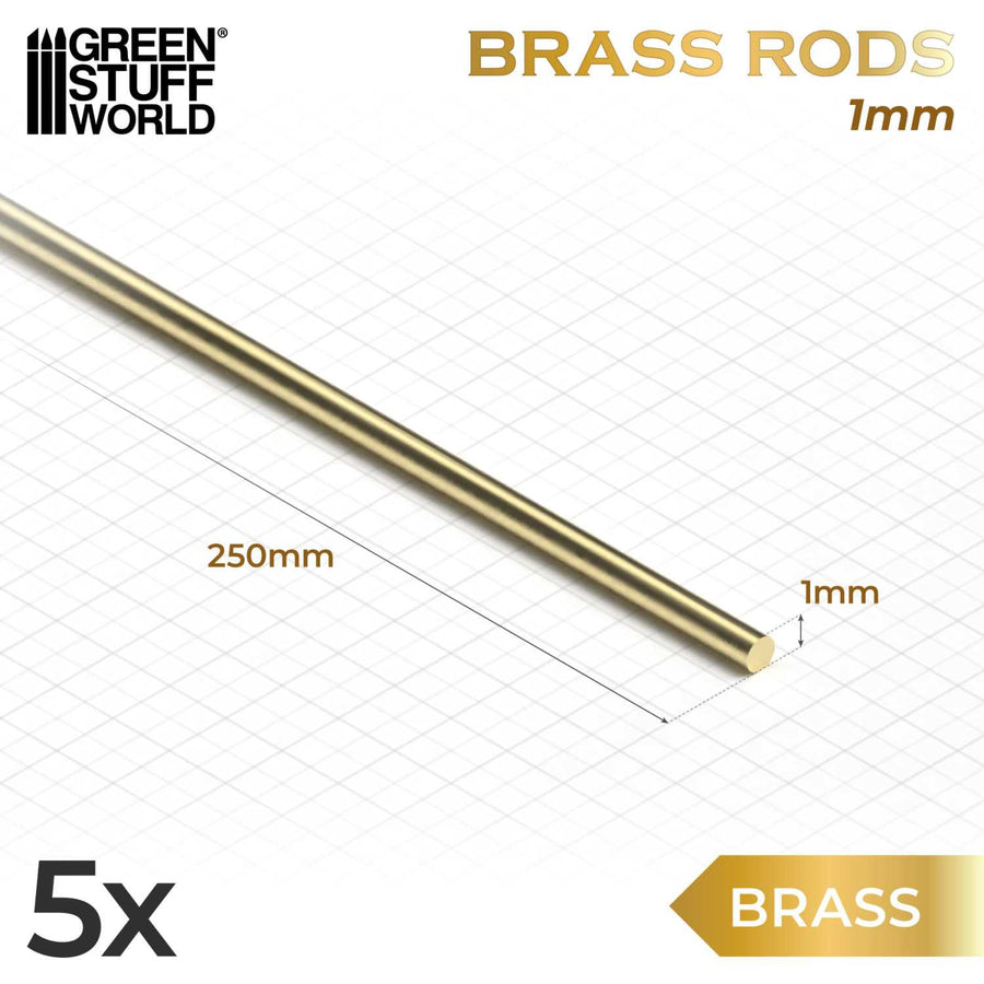 Green Stuff World - Pinning Brass Rods (Multiple)