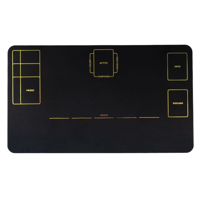 Black Holo Foil Playmat for Pokemon
