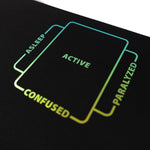 Black Holo Foil Playmat for Pokemon