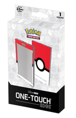 Ultra Pro Single 35pt ONE-TOUCH Edge - Poké Ball Printed Magnetic Card Holder for Pokémon