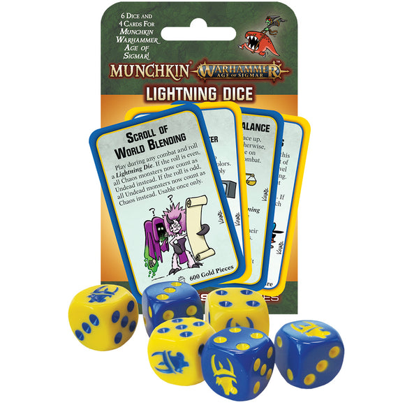 Munchkin: Warhammer - Age of Sigmar: Lightning Dice